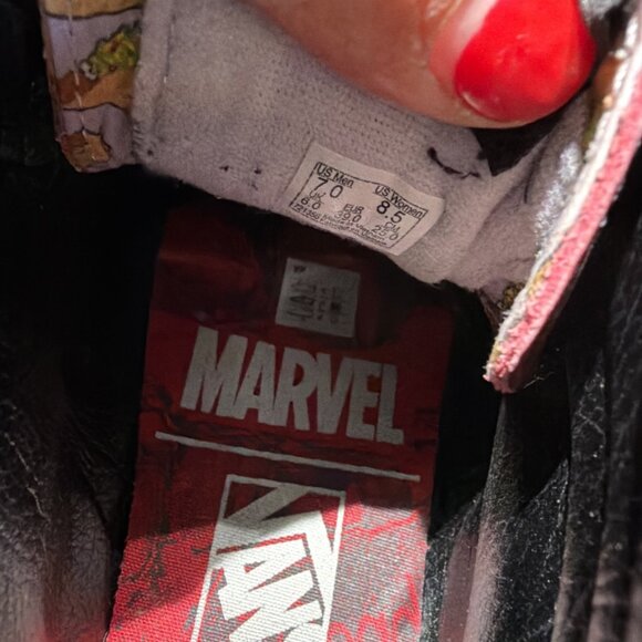 Vans X Marvel 2017 Collab Deadpool Sk8-Hi Brand New In Box Mens 7 W 8.5 main image 6